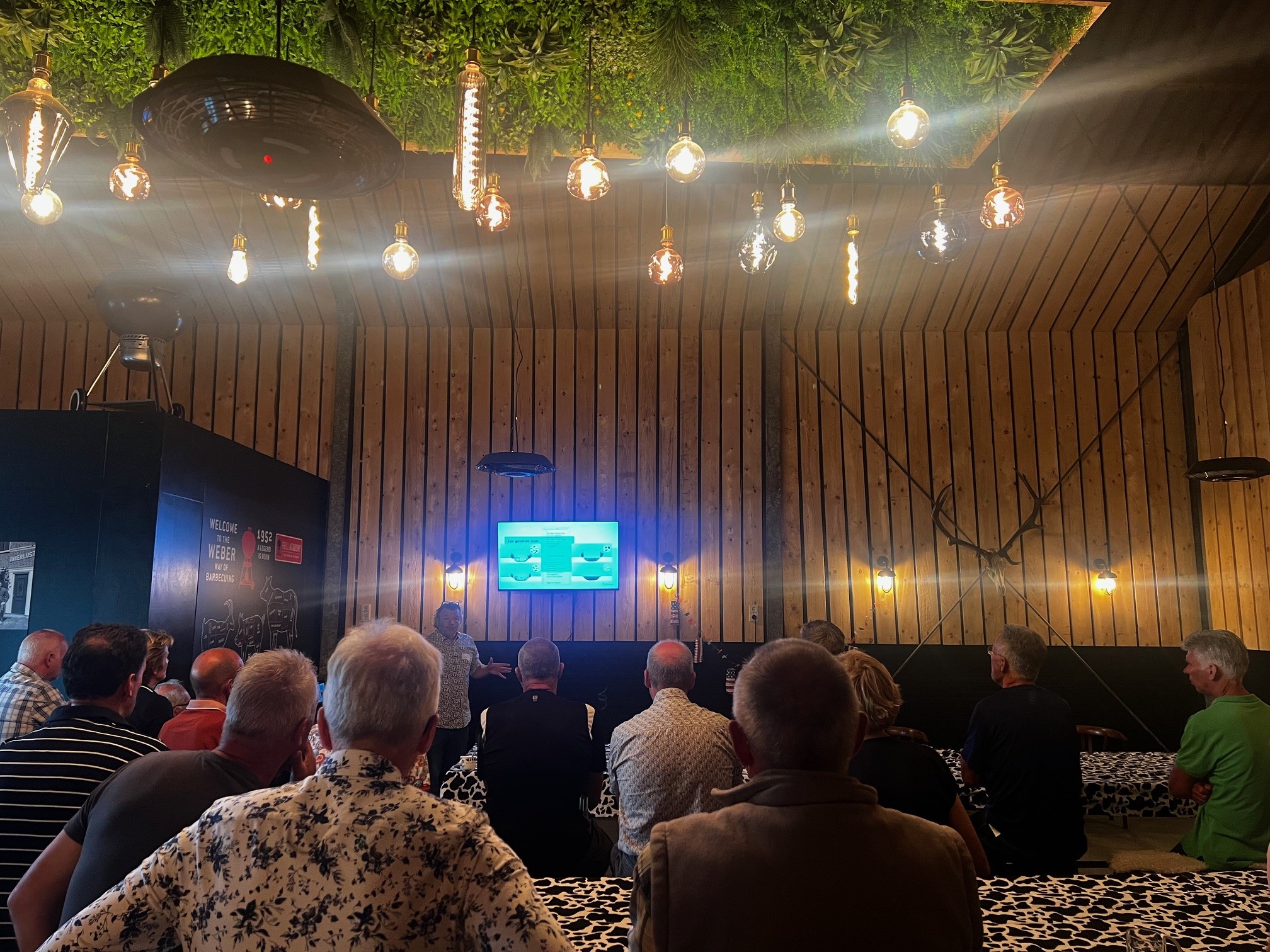 Hollands plaatje met koeien en water