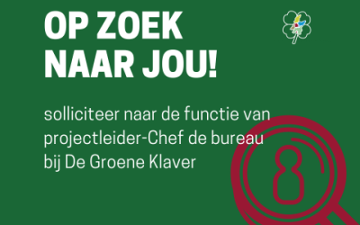 Vacature Projectleider-chef de bureau